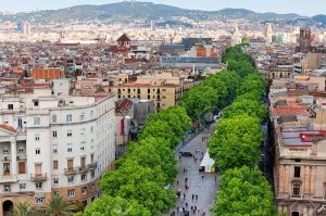 29494075-Las-Ramblas-de-Barcelona-vista-a-rea-Foto-de-archivo